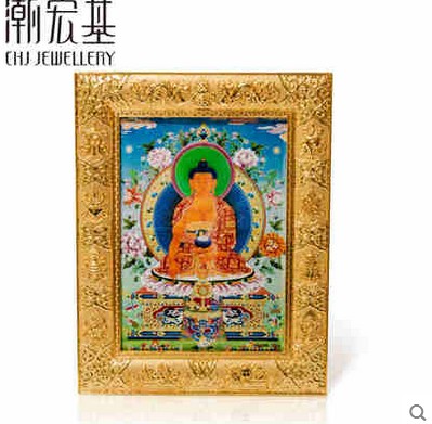 慈佑吉祥纯手工雕刻唐卡