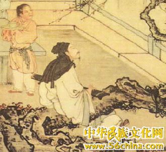 梅下横琴图 梅下横琴图