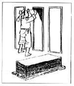 \ 六,焙垅烤干做成宣纸