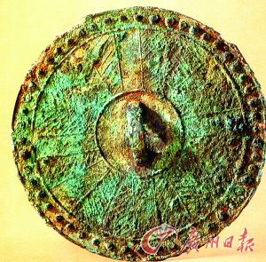 商代叶脉纹镜 商代叶脉纹镜