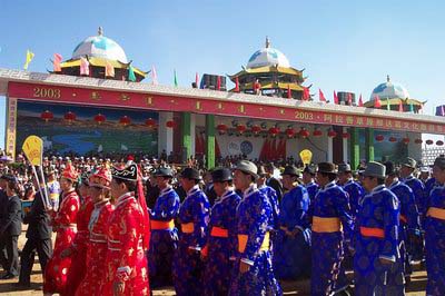 清代那达慕 清代那达慕