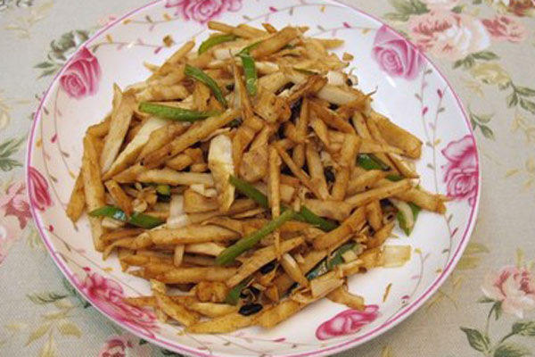 苦笋炒豆豉 苦笋炒豆豉